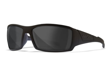 Image of Wiley X WX Twisted Sunglasses, Matte Black Frame, Alt Grey Lenses, SSTWI01ALT