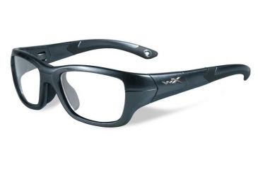 Image of Wiley X Flash Bifocal Prescription Sunglasses, Graphite/Black Frame, YFFLA03BI