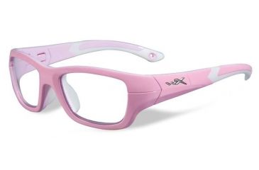 Image of Wiley X Flash Bifocal Prescription Sunglasses, Rock Candy Pink Frame, YFFLA01BI