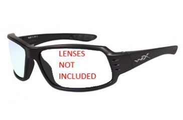 Image of Wiley X Flare Sunglasses - Matte Black, Frame Only ACFLA04F