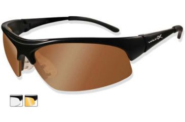 Image of Wiley X B-2 Interchangeable Lens Sunglasses - Polarized Smoke Lens