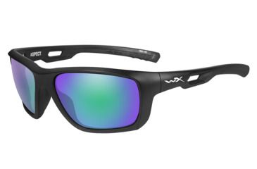 Image of Wiley X Wx Aspect Emerald Lens, Matte Black ACASP07