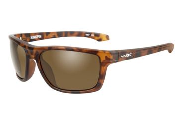 Image of Wiley X Wx Kingpin Brown Lens, BROWN ACKNG02
