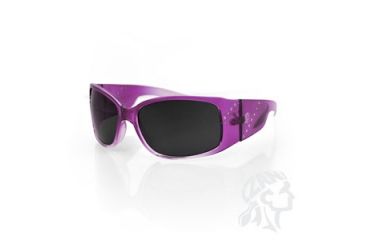 Image of Zan Headgear Boise Sunglass, Smoked Lens, Pink Crystal Sunglass EZBE03