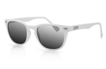Image of Zanheadgear NVS Sunglass,Matte White Frame,Smoked Reflective Lense, White, One Size Fits Most EZNV02