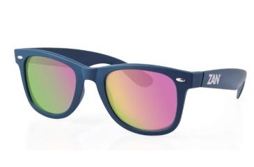 Image of Zanheadgear Winna Sunglass,Steel Blue Frame,Smoked Purple Mirror Lense, Blue, One Size Fits Most EZWA03