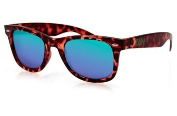 Image of Zanheadgear Winna Sunglass,Tortoise Frame,Smoked Green Mirror Lense, Brown, One Size Fits Most EZWA02