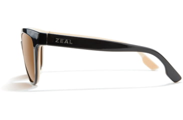Image of Zeal Optics Ande Plant-Based Cat-Eye Fashion Polarized Sunglasses, Coffee/Copper, Medium, 11837