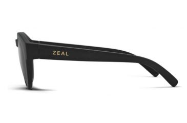 Image of Zeal Optics Fleetwood Sunglasses, Matte Black Frame, Polarized Dark Grey Lens, Polarized, 10877