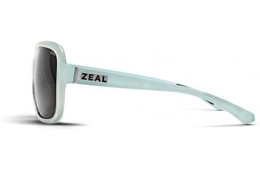 Image of Zeal Optics Hadley Womens Sunglasses, Sky Blue Gloss Frame and Polarized Dark Grey Lens 10411