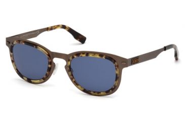 Image of Zegna Couture ZC0007 Sunglasses - Bronze Frame Color