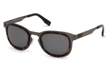 Image of Zegna Couture ZC0007 Sunglasses - Gray Frame Color
