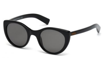Image of Zegna Couture ZC0009 Sunglasses - Shiny Black Frame Color