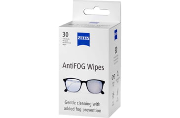 Image of Zeiss Anti-Fog Lens Wipes - 30 ct. Box, Small, NSN 9005.9, 000000-2451-375