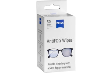 Image of Zeiss Anti-Fog Lens Wipes - 30 ct. Box, Small, NSN 9005.9, 000000-2451-375