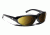 7 Eye Air Shield Sunglasses Cyclone,SharpView Polarized Copper Lens,Glossy Black Frame,S-L 200554