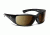 7 Eye Air Shield Taku Plus Sunglasses,SharpView Polarized Copper  Lens,Glossy Black Frame,S-L 270554