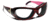 7 Eye Briza/ SharpView Sunglasses Clear Lens, Ruby Frame, S-L 316940