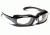 7 Eye Churada AirShield Sunglasses,Matte Black Frame,SharpView Clear Lens,S-M 160140