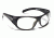 7-Eye Clay Active Lifestyle Sunglasses, Matte Black Frame, SharpView Clear, 870140