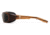 7Eye by Panoptix AirShield Sierra Sunglasses, RX Ready, Brown Stripe Tortoise Frame, SharpView Gray Lens, S-L 346241