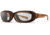 7Eye by Panoptix AirShield Sierra Sunglasses, RX Ready, Brown Stripe Tortoise Frame, SharpView Clear Lens, S-L 346240