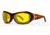 7Eye by Panoptix Briza Women's RX Ready Sunglasses, Sunset Tortoise Frame, SharpView Solar Yellow Lens, M-L, 310643