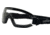 A7 Defense Raptor Ballistic Goggles, Clear Lens, Black Frame, A7RAPTGC
