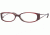 AK Anne Klein AK8049 Eyeglasses with Rx Prescription Lenses 135-5215 - Top Havana On Red