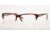 AK Anne Klein AK8075-178-5217 Eyeglasses with Non-Rx Lenses 52 mm Lense Diameter / TORTOISE/HONEY Frame w/Non-Rx Lenses