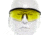 Allen Guardian Shooting Safety Glasses, Black Frame, Yellow Lenses, One Size, 2379