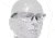 Allen Keen Shooting Safety Glasses, Black/Gray Frame, Clear Lenses, One Size, 2378