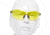 Allen Keen Shooting Safety Glasses, Black/Gray Frame, Yellow Lenses, One Size, 2377