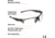Allen Outlook Shooting Safety Glasses, Smoke Frame, Clear Lenses, One Size, 2383