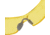 Allen Ultrx Keen Safety Glasses, Yellow, 1408805