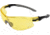 Allen Ultrx Keen Safety Glasses, Yellow, 1408805