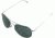 AO II 8-Base Sunglasses, Silver, Wire Spatula, Gray Poly Lens, 52mm, Small S-CCP-WS-52
