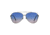 Angel ByeFelicia Sunglasses, Shiny Dark Gun Frame, Blue to Pink Gradient Polarized Lenses 10241681.QTM