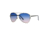 Angel ByeFelicia Sunglasses, Shiny Dark Gun Frame, Blue to Pink Gradient Polarized Lenses 10241681.QTM