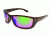 Angler Eyes AE 8 Sunglasses, Dark Brown Demi Frame, Smoke Polarized with Green Mirror Flash Lens, 10206826.FGX
