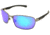 Angler Eyes Arapaima Sunglasses, Matte Dark Gun Frame, Smoke Polarized with Blue Mirror Flash Lens, Polarized, 10225836.FGX