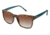 Ann Taylor ATP900 Sunglasses - Frame Tortoise / Teal, Lens Color Dark Brown Gradient, Size 50/17mm TYATP90002