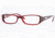 Anne Klein AK8061 SV Prescription Eyeglasses Red Stripe Frame w/ 51 mm Diameter Lenses, 163 5115