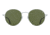AO AO-1002 Sunglasses, Matte Silver, Calobar Green AOLite Nylon Lenses, 51-19-145 B47, 002251STSMGNN