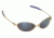 American Optical Alpha-Omega Beta Series Sunglasses Platinum Frame Blue Revo Mirror Polycarbonate Lens