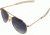 AO Flight Gear General Sunglasses, Bayonet, Gold Frame, Polycarbonate Gradient Grey Lens, 52mm, 30309