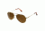 AO General Sunglasses, Gold, Amber Poly Lens, Wire Spatula, 58mm G-HCAP-WS-58