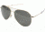 AO General Sunglasses, Gold, Gray Poly Lens, Bayonet, 52mm G-CCP-BNT-52