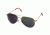 AO General Sunglasses, Gold, Gray Poly Lens, Wire Spatula, 58mm, Polarized G-PCCP-WS-58