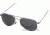 AO General Sunglasses, Silver, Gray Glass Lens, 58mm, Wire Spatula S-TCG-WS-52